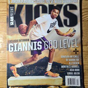 Giannis Antetokounmpo cover Slam Kicks Magazine (AS IS)